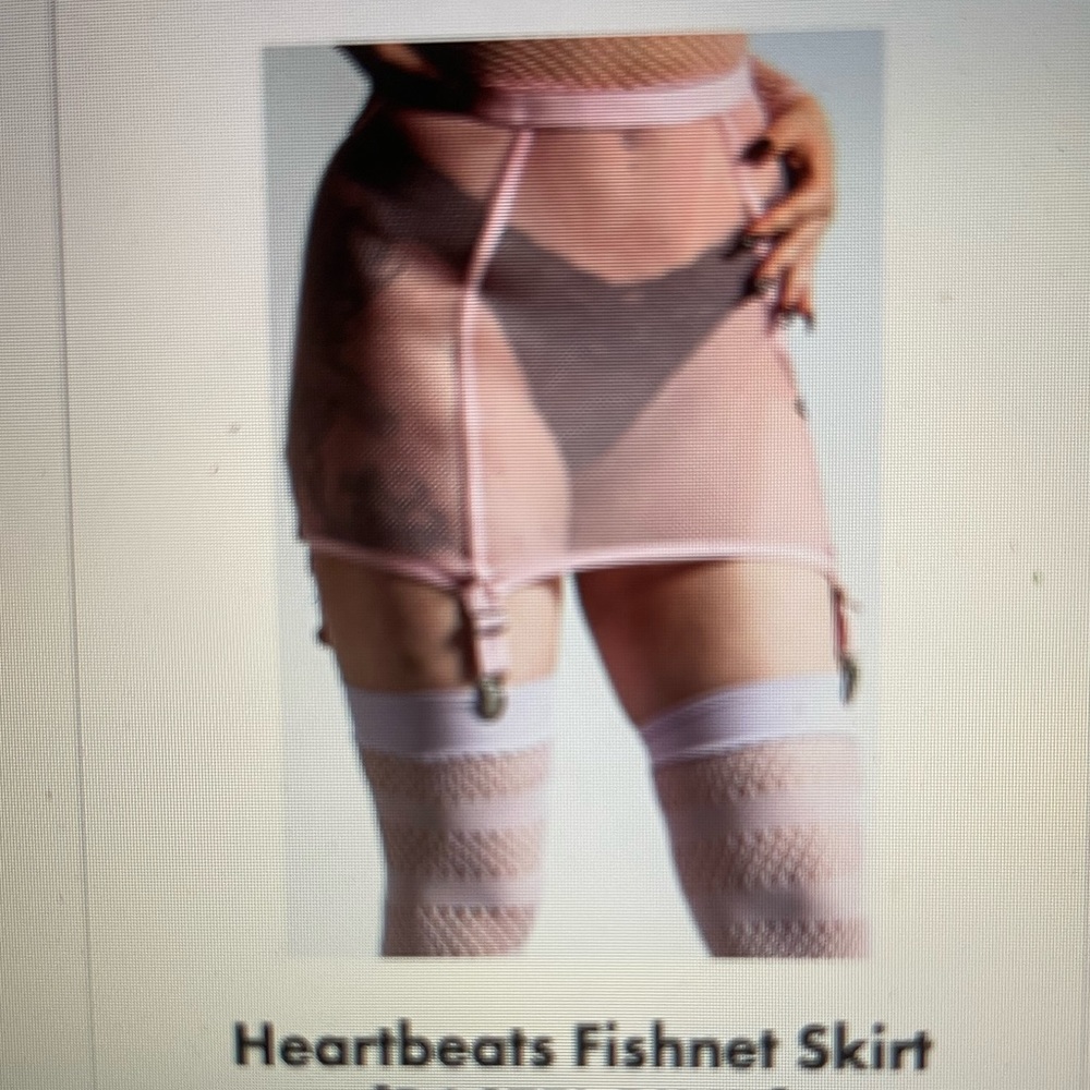 Killstar fishnet skirt